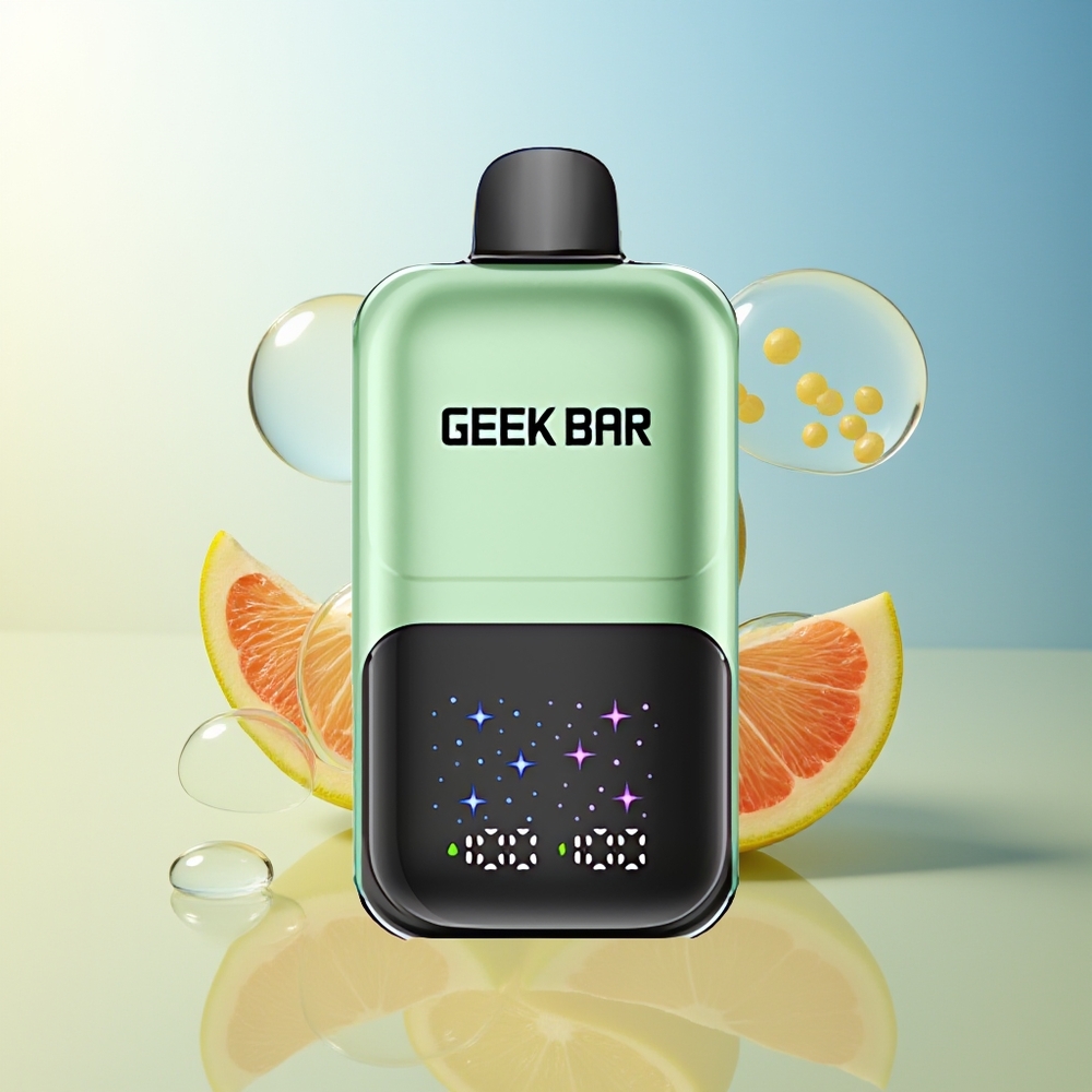 GEEK BAR 2GO 50000 Puff Caramelle Aspro & Frutti Aspro Schermo Interattivo Dual Tank
