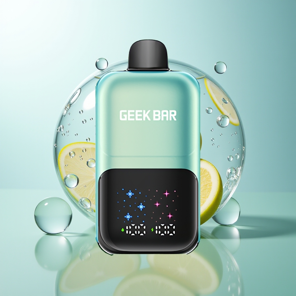 GEEK BAR 2GO 50000 Puff Menta Fresca Ghiacciata Schermo Interattivo Dual Tank