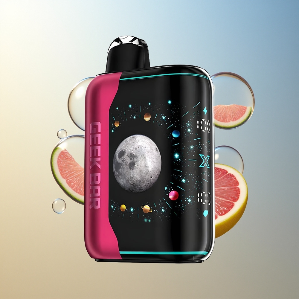 GEEK BAR Platinum Edition 25000 Bocche Polvere Rosa Acida Schermo Curvo 3D