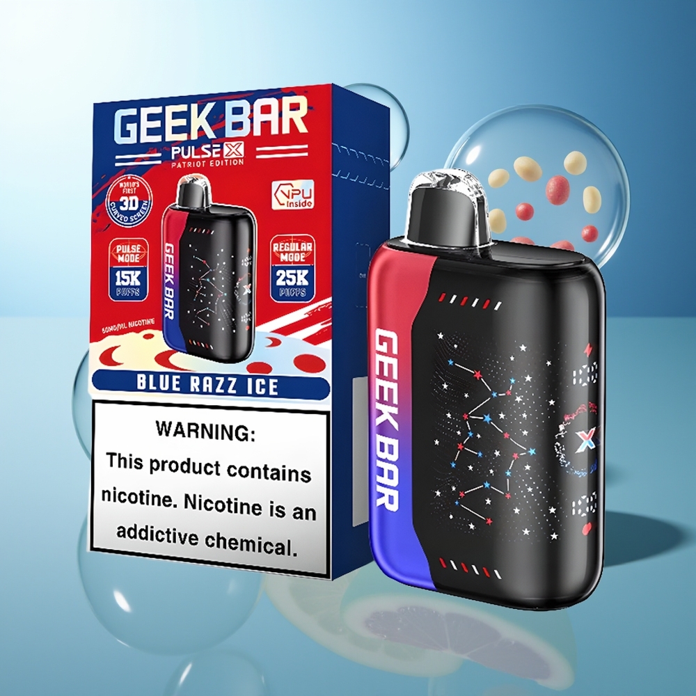 GEEK BAR Pulse X 25000 Puff 18mL Dual Mesh Edizione Patriot