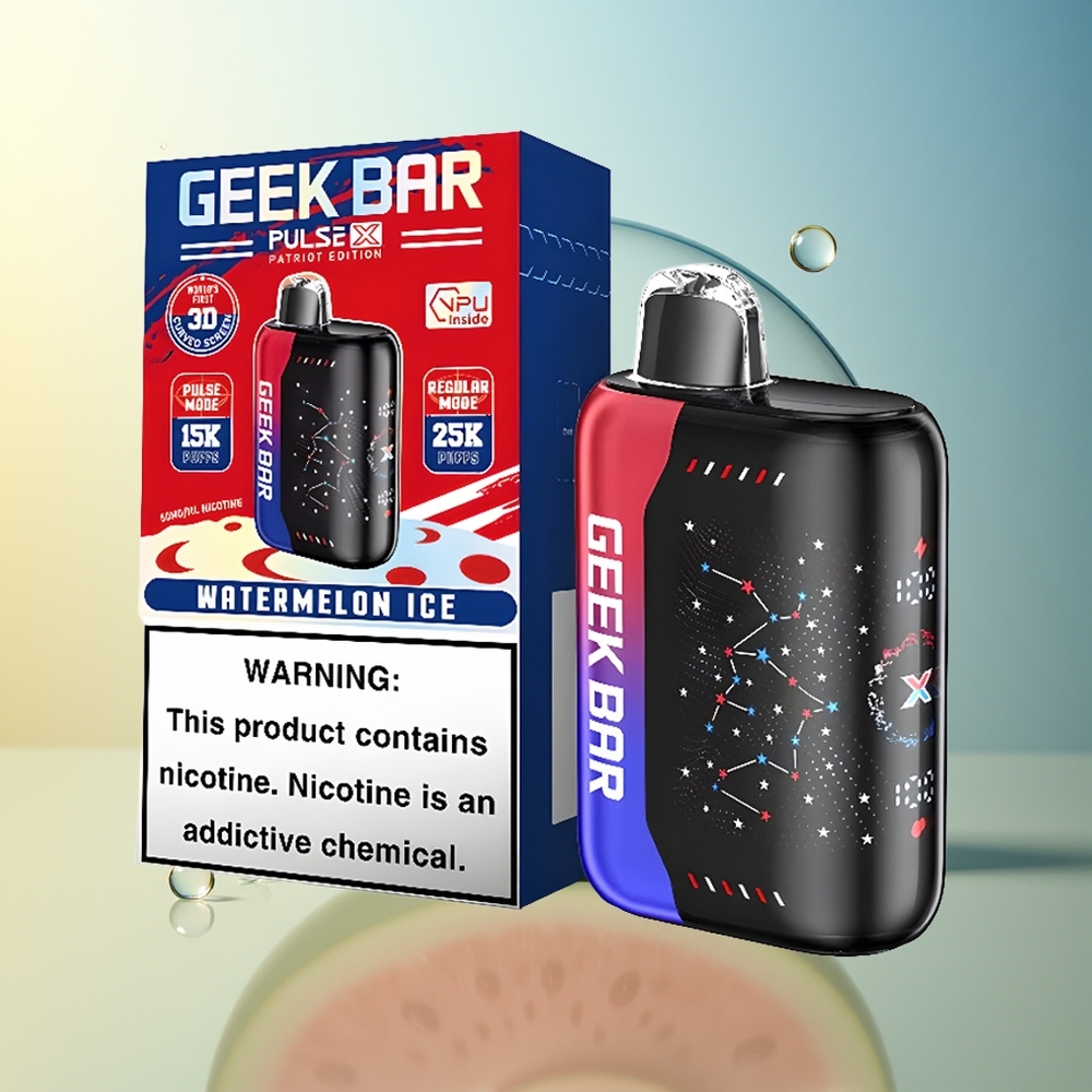 GEEK BAR Pulse X 25000 Puff 18mL Dual Mesh Edizione Patriot