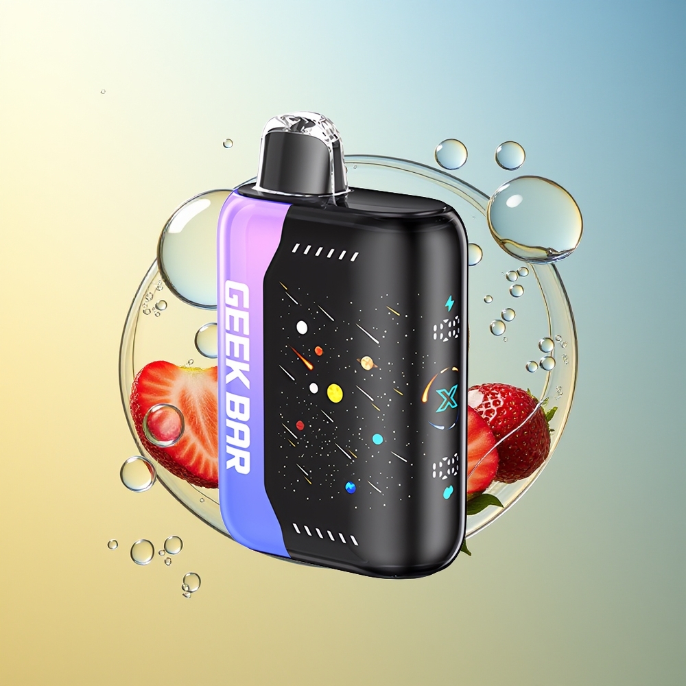 GEEK BAR Pulse X 42K Puff Edizione Meteor Fragola Kiwi Ghiaccio con Schermo Curvo 3D e Batteria 820mAh