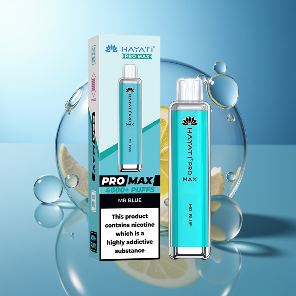 Hayati Pro Max 4000 Puff Blu Signor Blu 2% LED