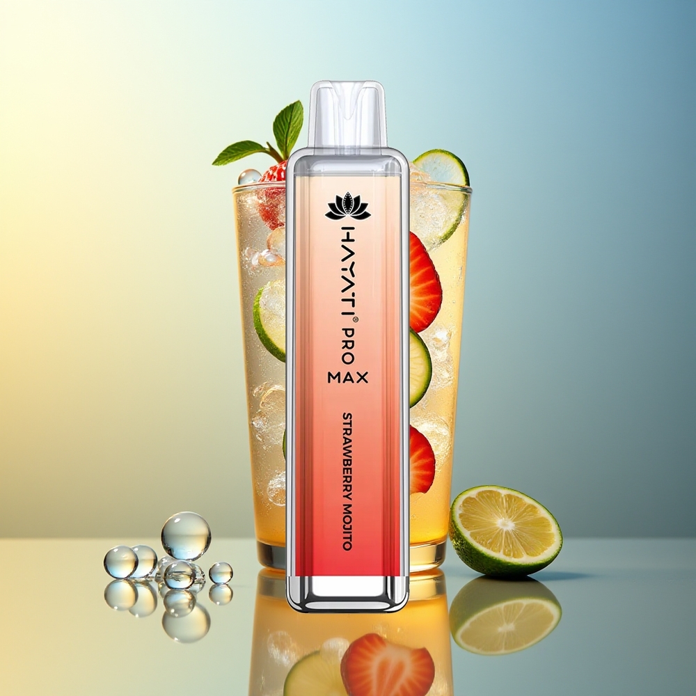 Hayati Pro Max 4000 Puff Fragola Mojito Ricaricabile 2%