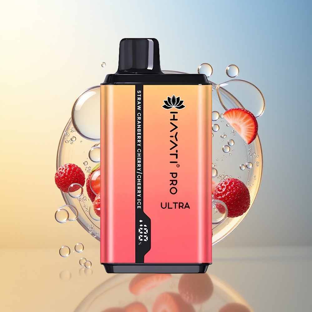 Hayati Pro Ultra 15000 Puff Fragola Mirtillo Rosso Ghiaccio Cherry 24ml 2%
