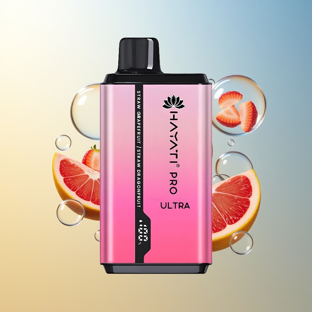 Hayati Pro Ultra 15000 Puff Fragola Pomelo Dragofrutta 850mAh