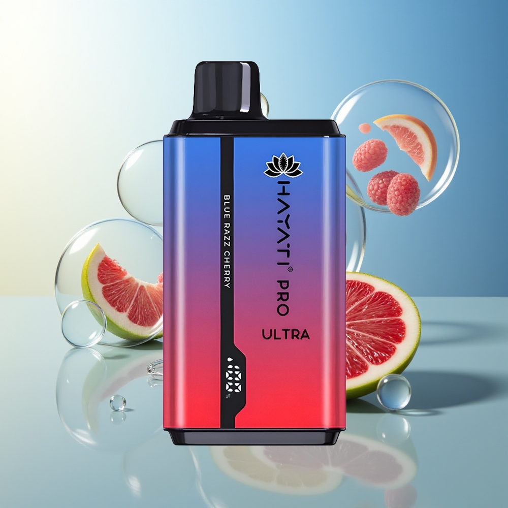 Hayati Pro Ultra 15000 Puff Mirtillo Lampone Blu Disposable Vape 24ml 2%