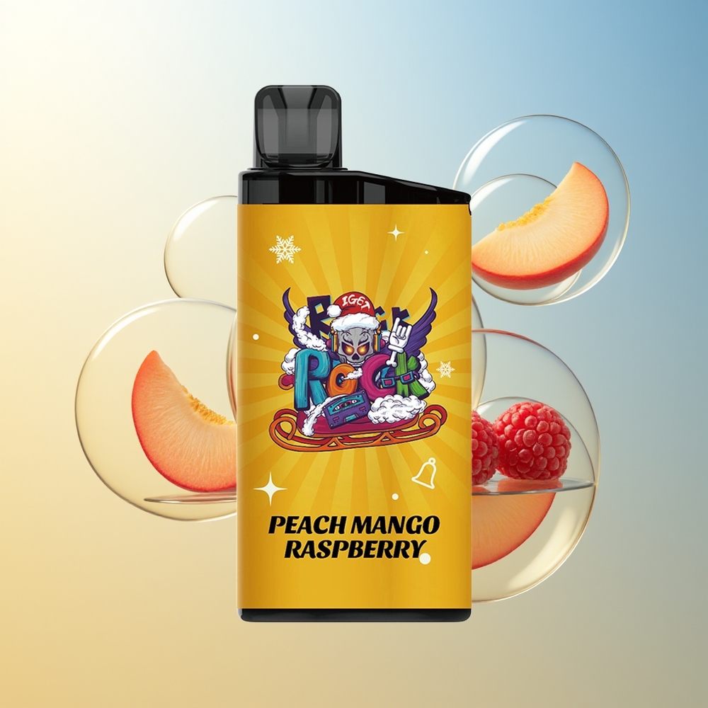IGET Bar 3500 Puff Pesca Mango Lampone PC+ALU