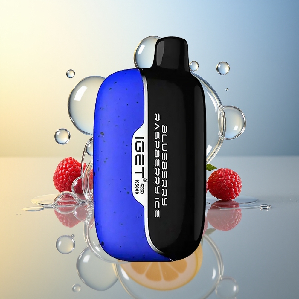 IGET Moon K5000 5000 Puff Mirtillo Lampone Ghiaccio 1.35 Ohm