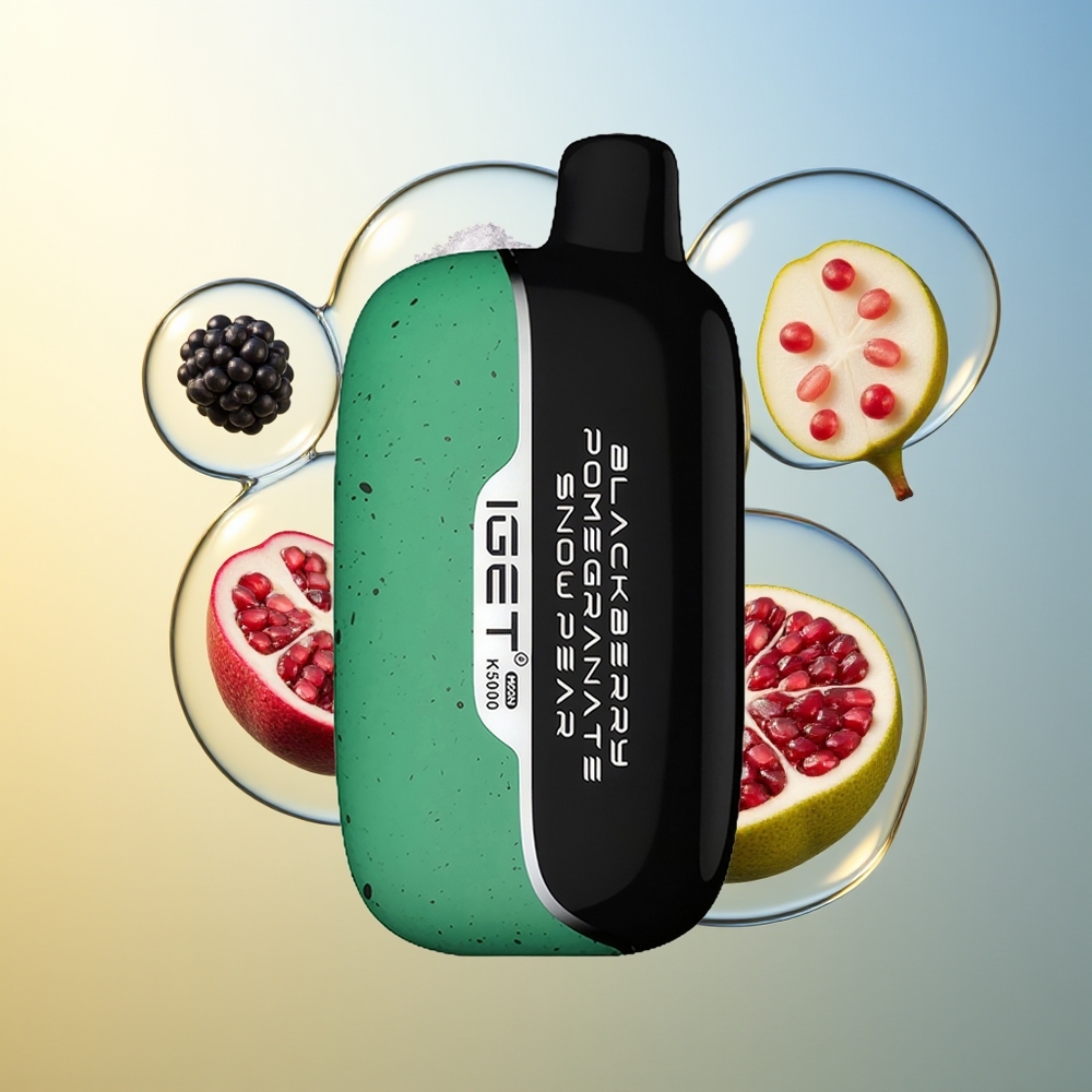 IGET Moon K5000 5000 Puff Morello Melograno Pera Neve PC 1.35 Ohm