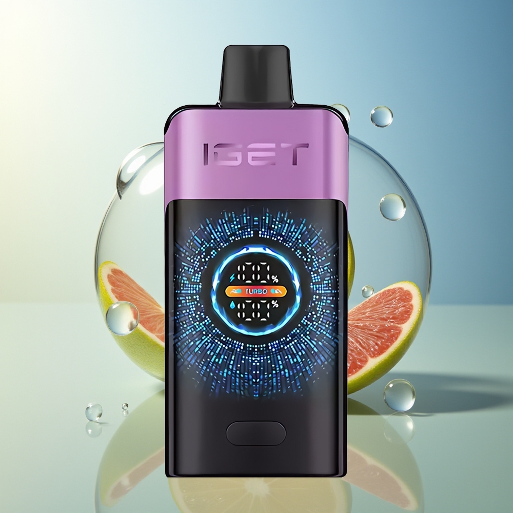 IGET ONE 12000 Puff Disposable Vape Chupa Chups Uva Turbo Mode Schermo Curvo Grande