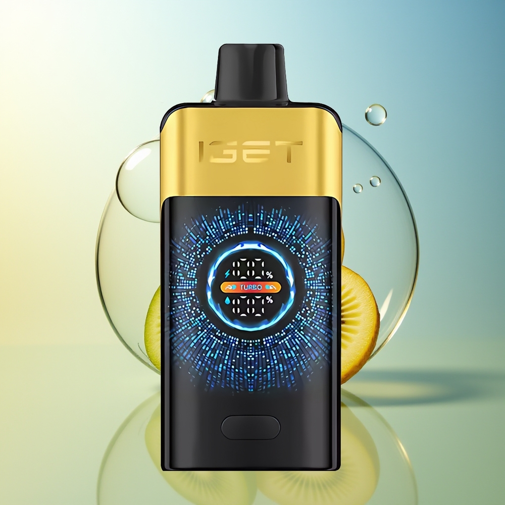 IGET ONE 12000 Puff Dispositivo di Vapo Kiwi Ananas Schermo Curvo a Colori Grande Batteria 2700 mAh