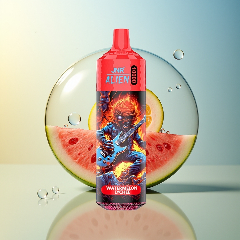 JNR Alien 10000 Puff Anguria Litchi Ricarica Rapida Tipo-C LED RGB