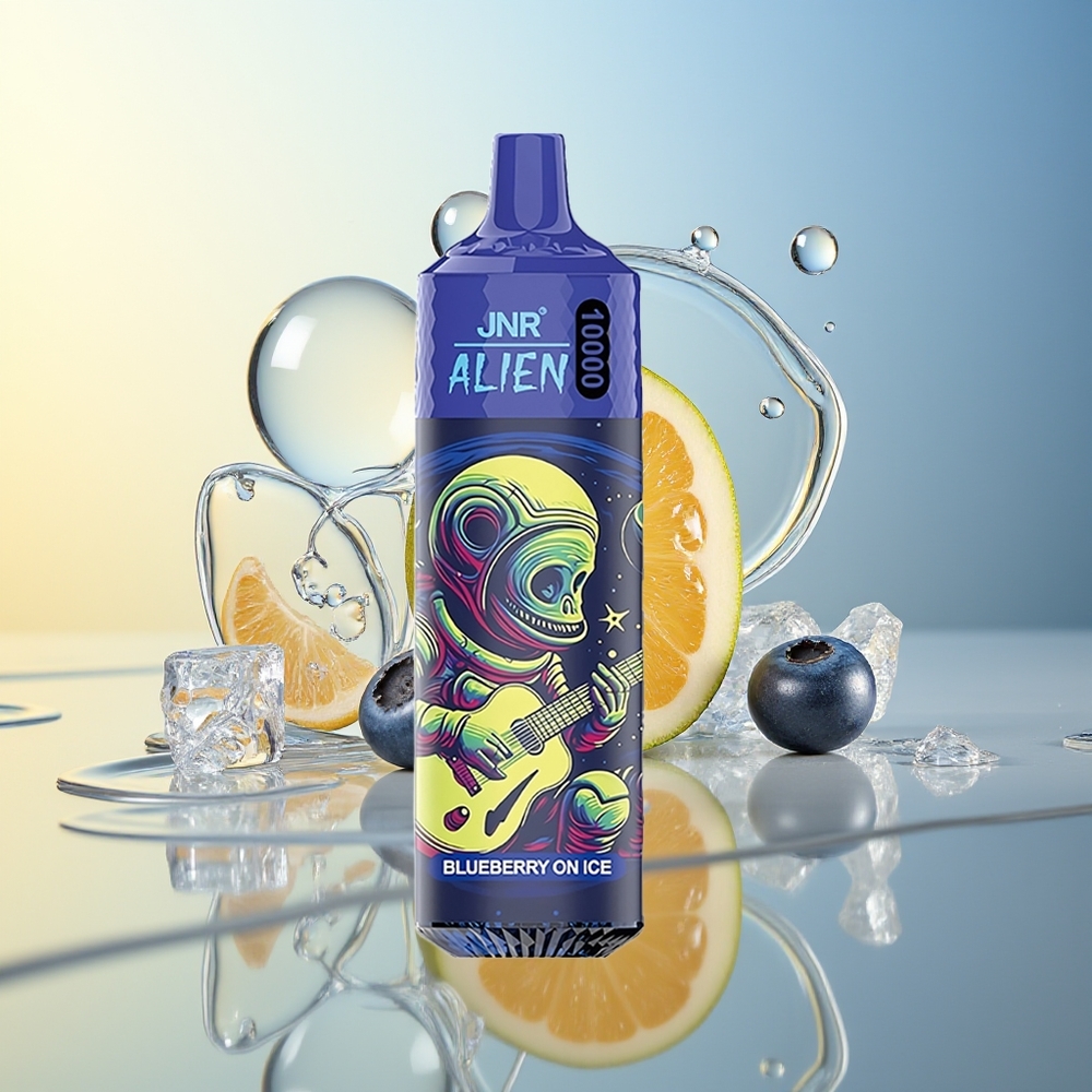 JNR Alien 10000 Puff Blu Mirtillo al Ghiaccio LED RGB