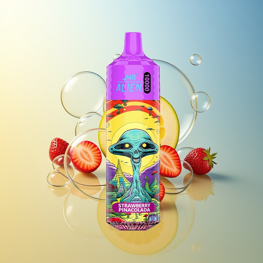 JNR Alien 10000 Puff Fragola Pina Colada LED RGB Tipo-C