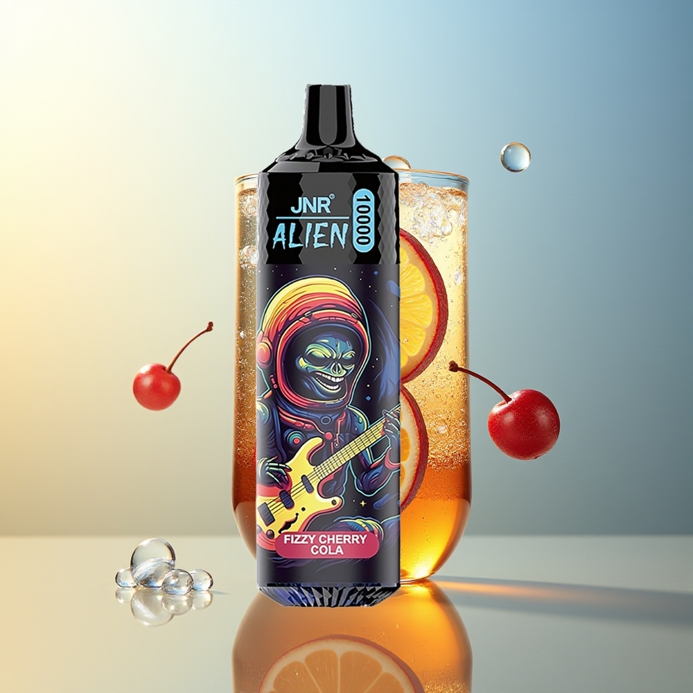 JNR Alien 10000 Puff Frizzante Ciliegia Cola LED RGB