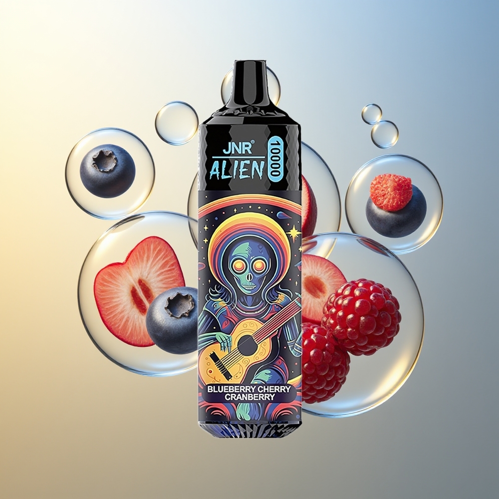 JNR Alien 10000 Puff Mirtillo Ciliegia RGB Sporty Design