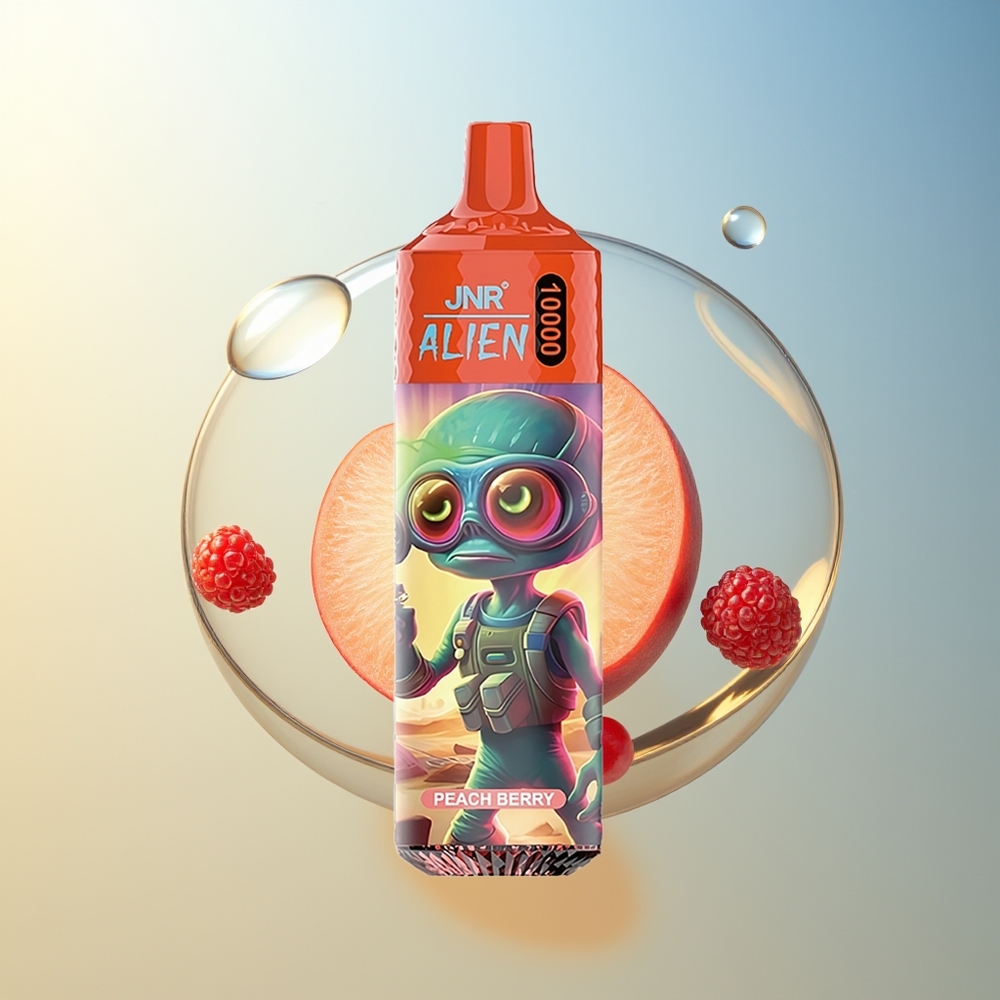 JNR Alien 10000 Puff Pesca Frutti di Bosco RGB LED Tipo-C