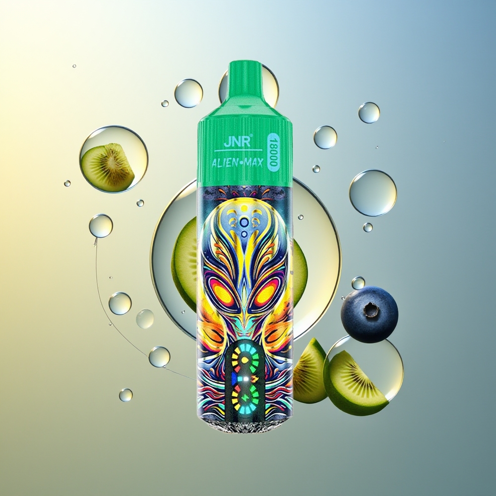 JNR Alien Max 18000 Puff Display Dual Blu Mirtillo Kiwi