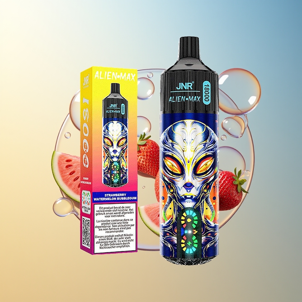 JNR Alien Max 18000 Puff Fragola Anguria Bubblegum Dual Mesh Type-C