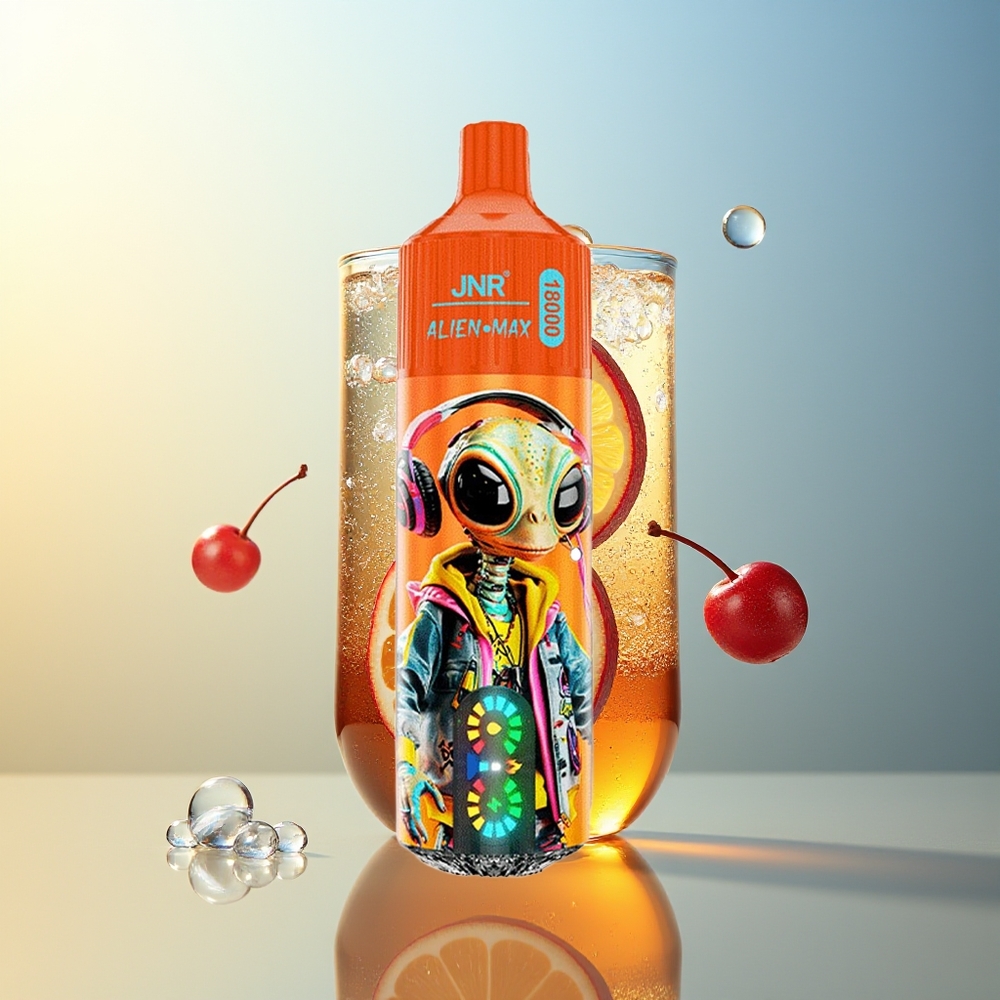 JNR Alien Max 18000 Puffs Display Dual Frizzante Ciliegia Cola