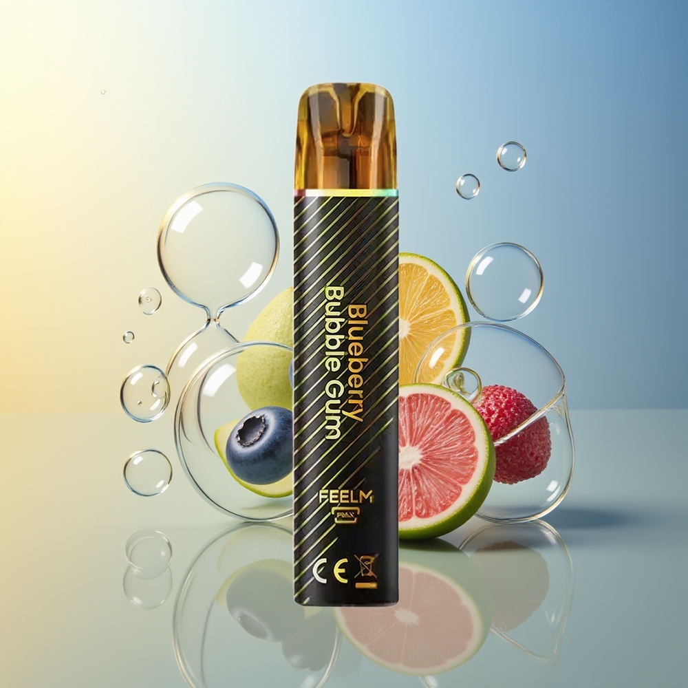 JNR Black&Golden 800 Puff BluBubble Gomma 550mAh 2% Nic