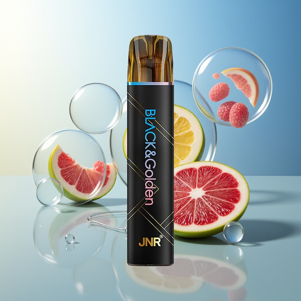 JNR Black&Golden 800 Puff Blu Lampone Ciliegia Senza Ricarica 550mAh