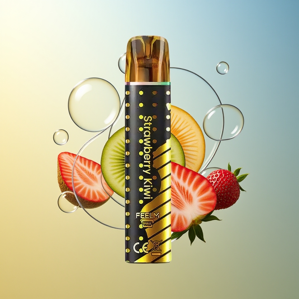 JNR Black&Golden 800 Puff Fragola Kiwi 2ml 2% Nicotina