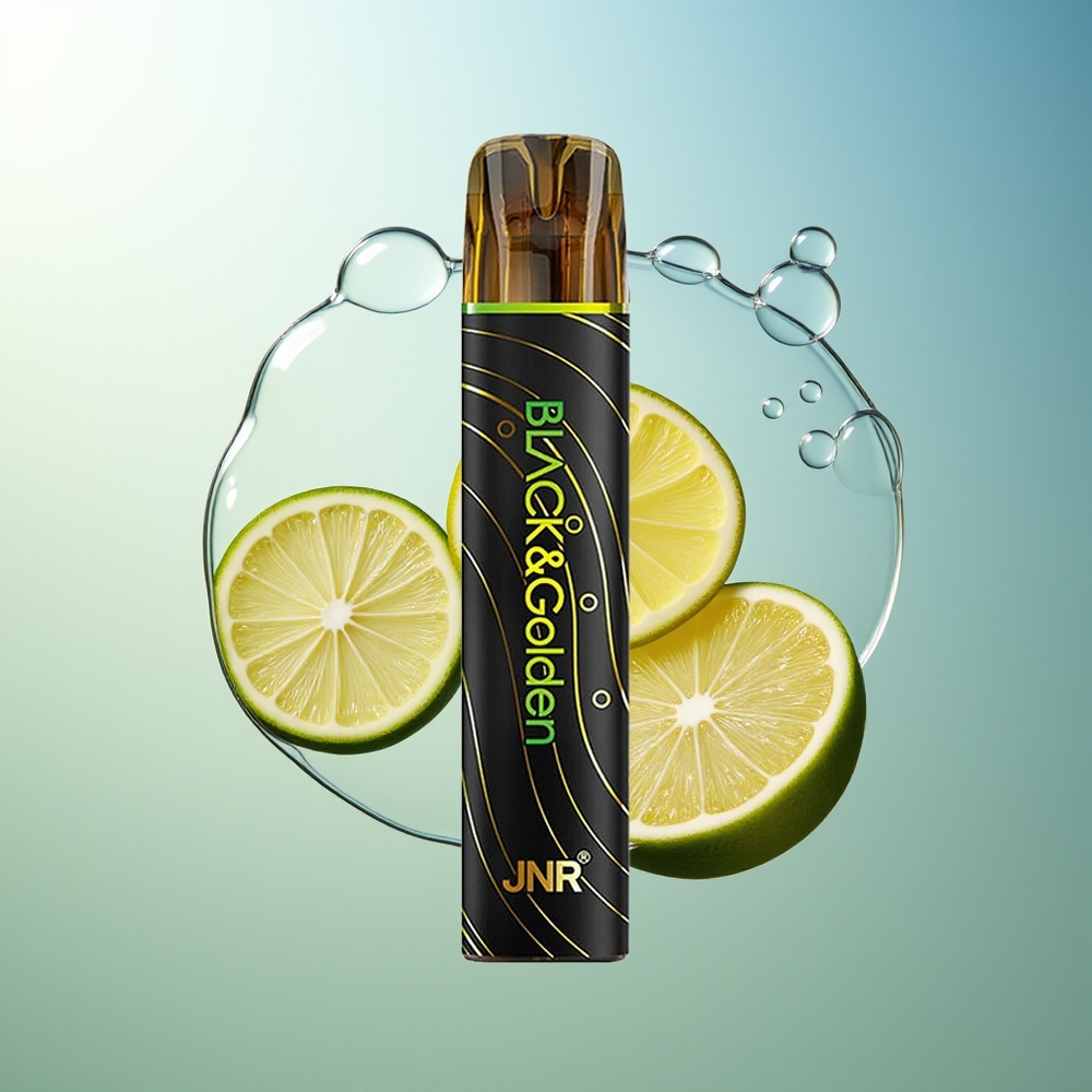 JNR Black&Golden 800 Puff Limone & Lime 2% Nicotina Senza Ricarica
