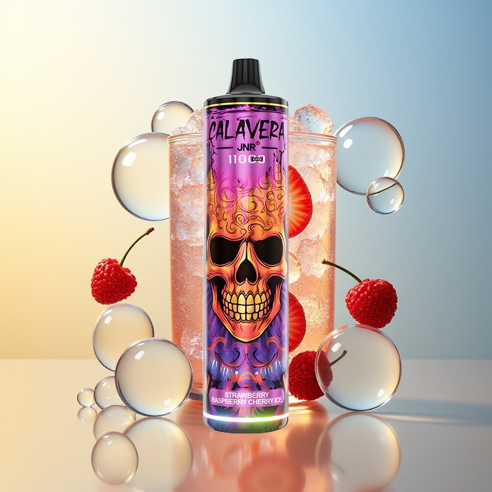 JNR Calavera 11000 Puff Fragola Lampone Ciliegia Ghiaccio 850mAh 21ml