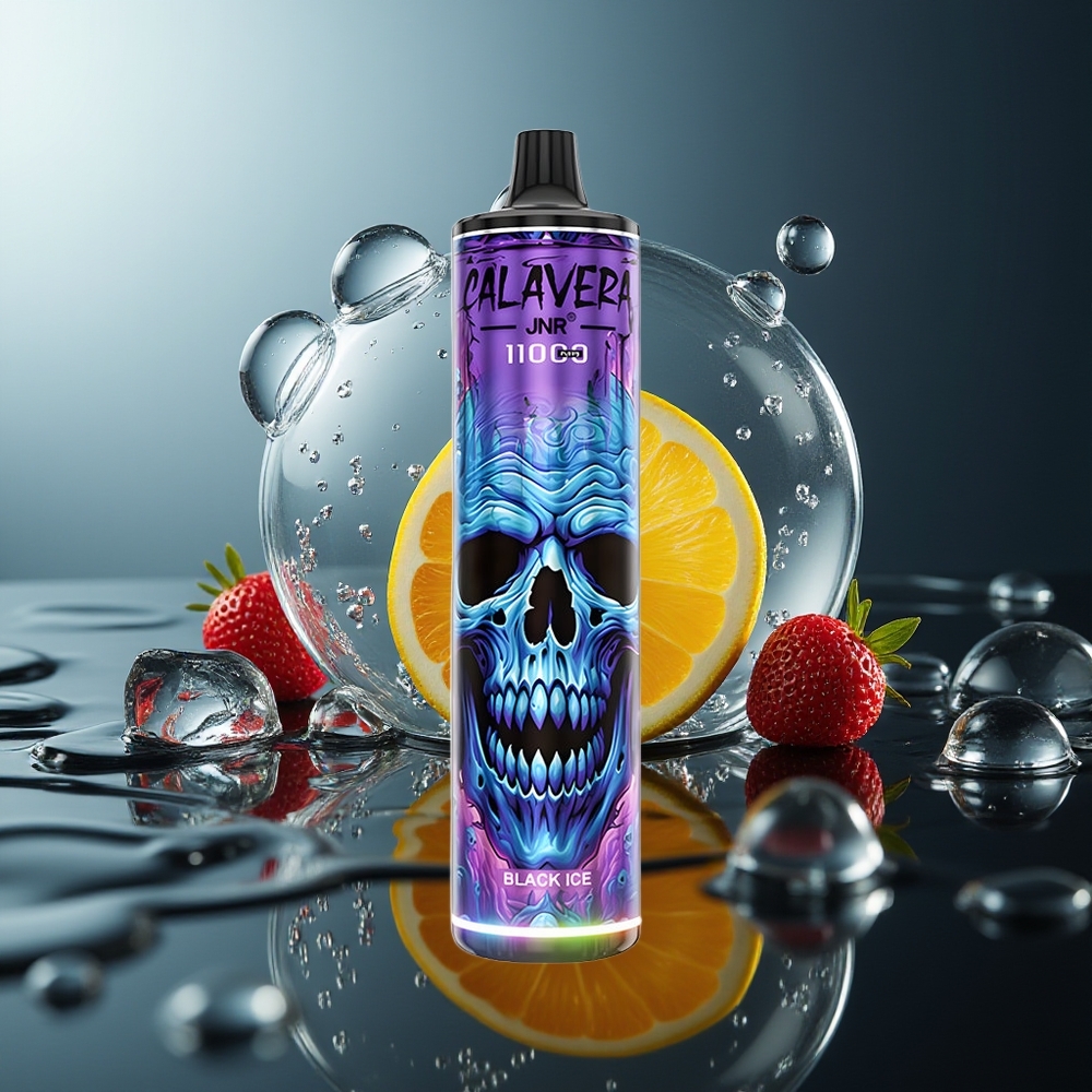JNR Calavera 11000 Puff Ghiaccio Nero Tipo-C 850mAh