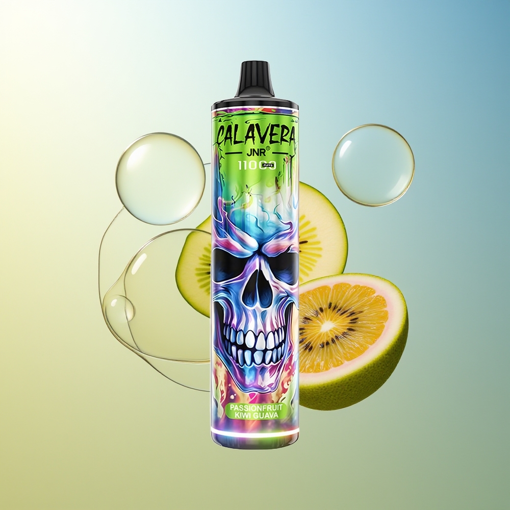 JNR Calavera 11000 Puff Vape Passione Frutto della Passione Kiwi Guava 21ml 850 mAh