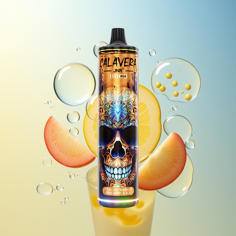 JNR Calavera 11000 Puff Vape Pesca Mango Ananas Ghiaccio Tipo-C 850mAh