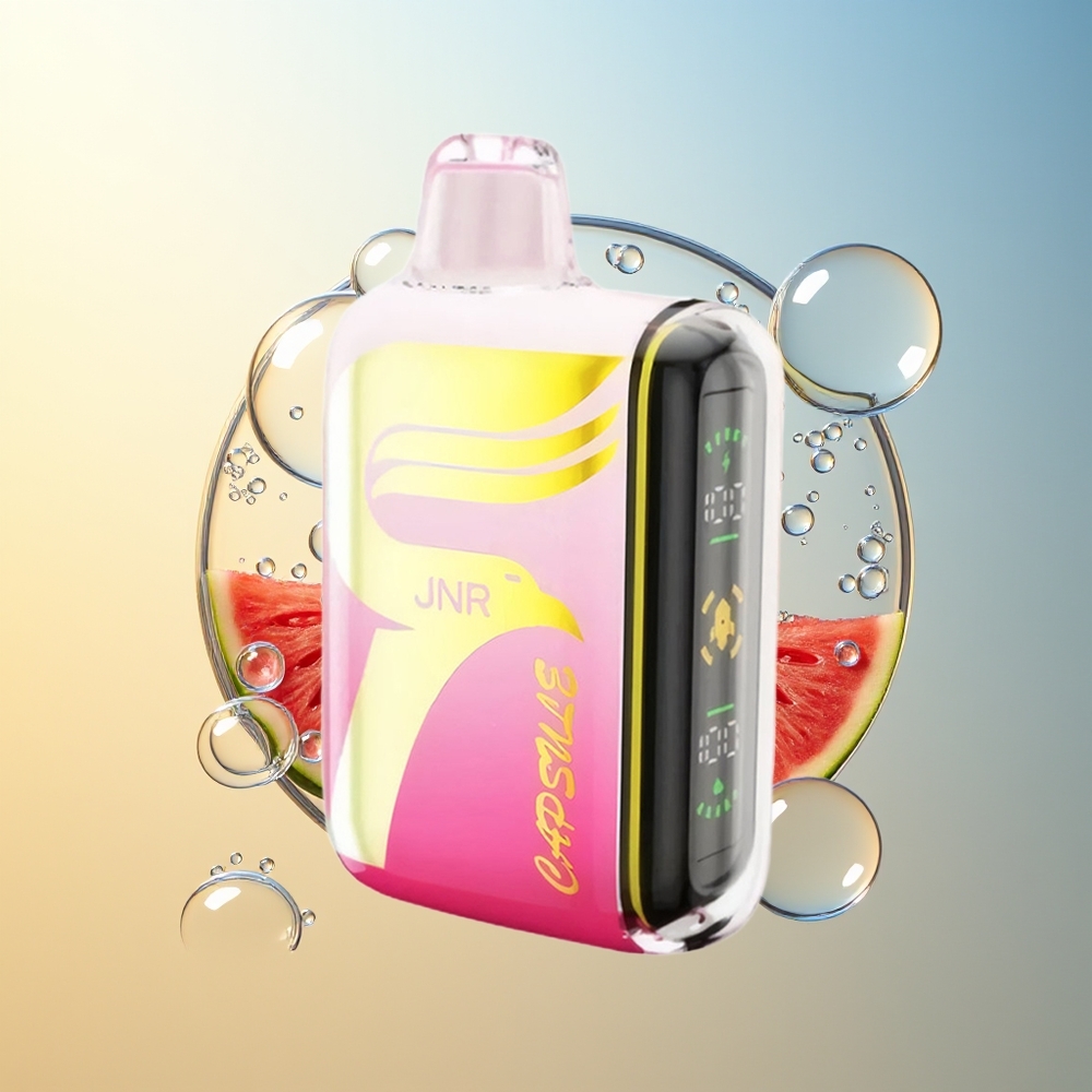 JNR Capsule 15000 Puffs Fragola Anguria Ghiaccio Dual Mesh LED Display