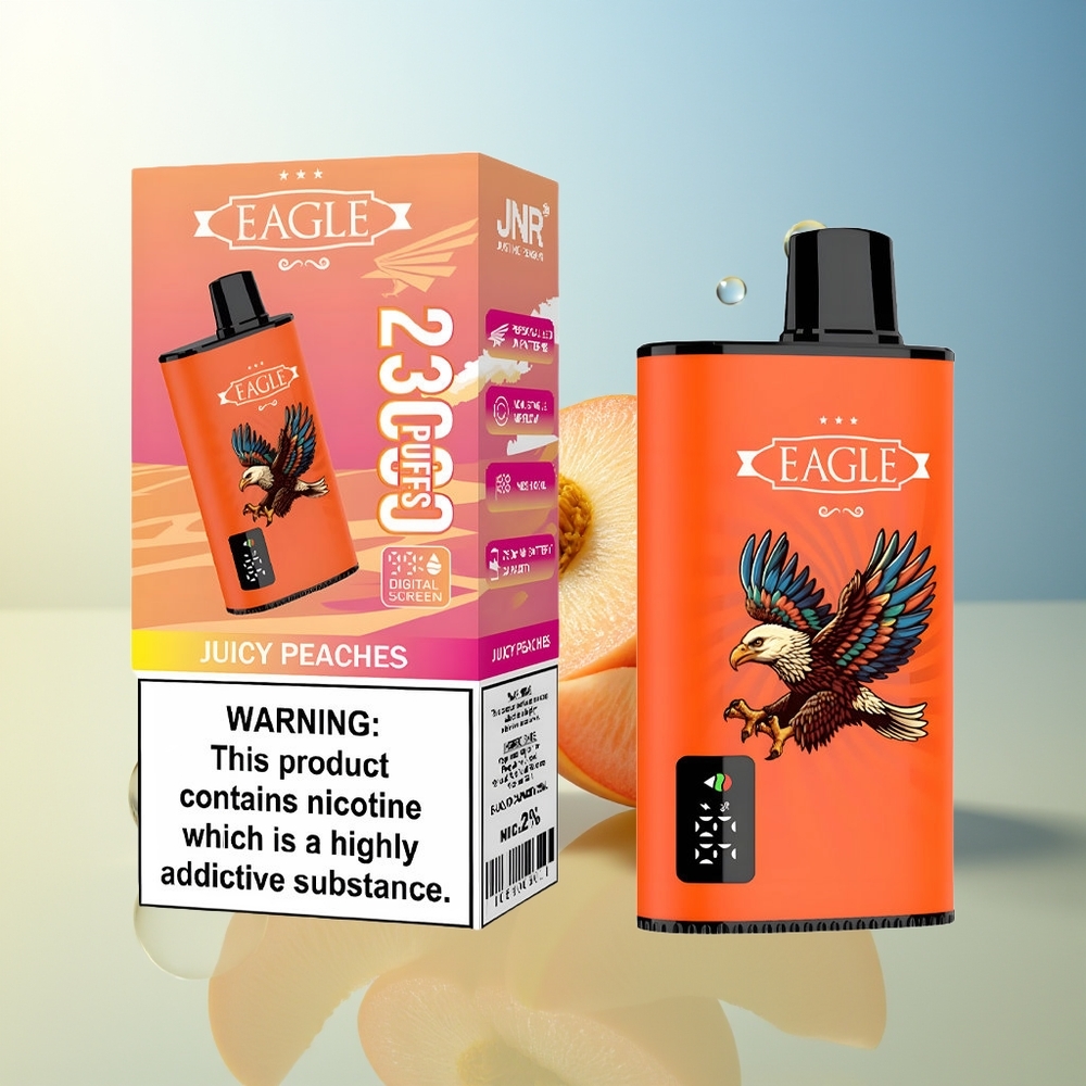 JNR EAGLE Smart 23000 Puff Disposable Vape Pesche Succose con Schermo Digitale e Batteria 750mAh