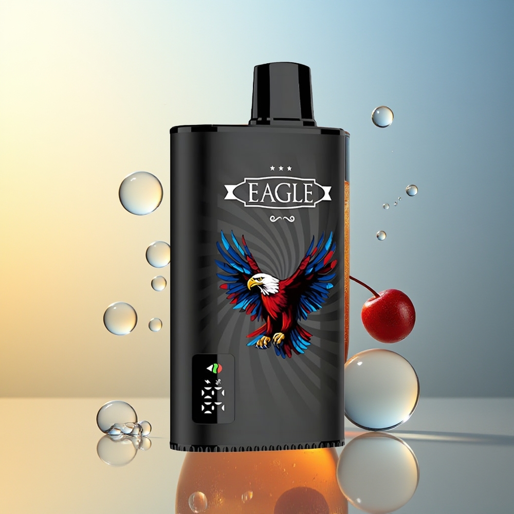 JNR EAGLE Smart 23000 Puff Dispositivo di Vapo USA E GETTA Ciliegia Cola con Schermo Digitale e Bobina Mesh 1.0ohm