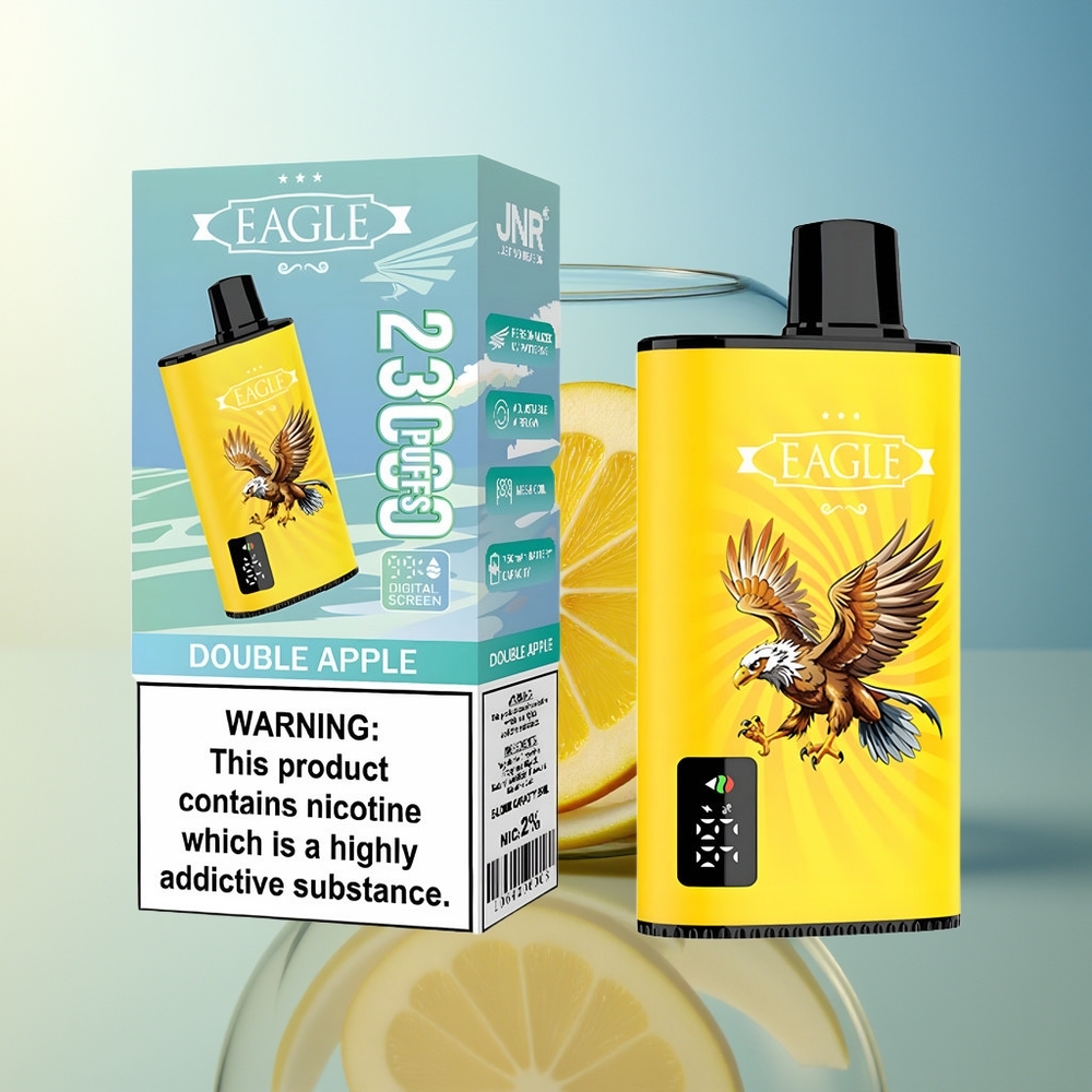 JNR EAGLE Smart 23000 Puff Doppia Mela Schermo Digitale Bobina Mesh 1.0ohm