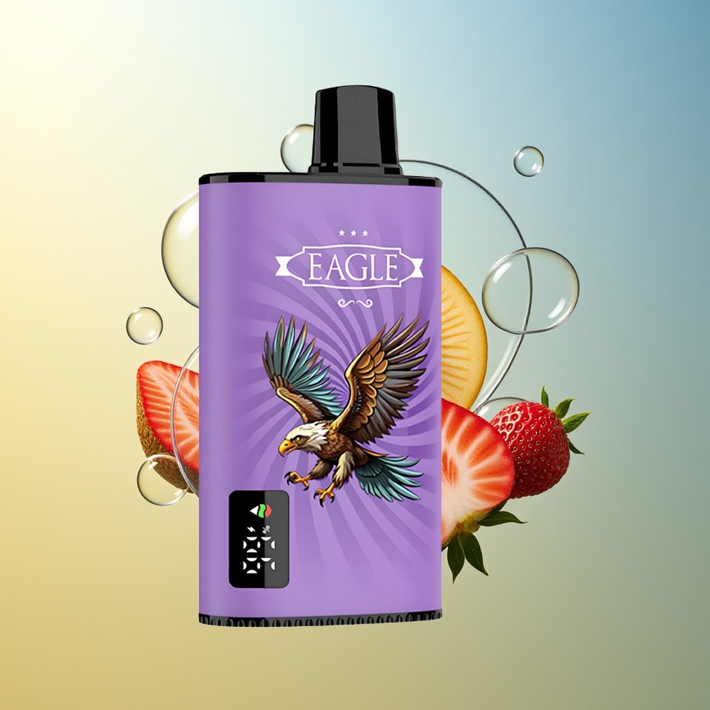 JNR EAGLE Smart 23000 Puff Fragola Kiwi Schermo Digitale 25ml