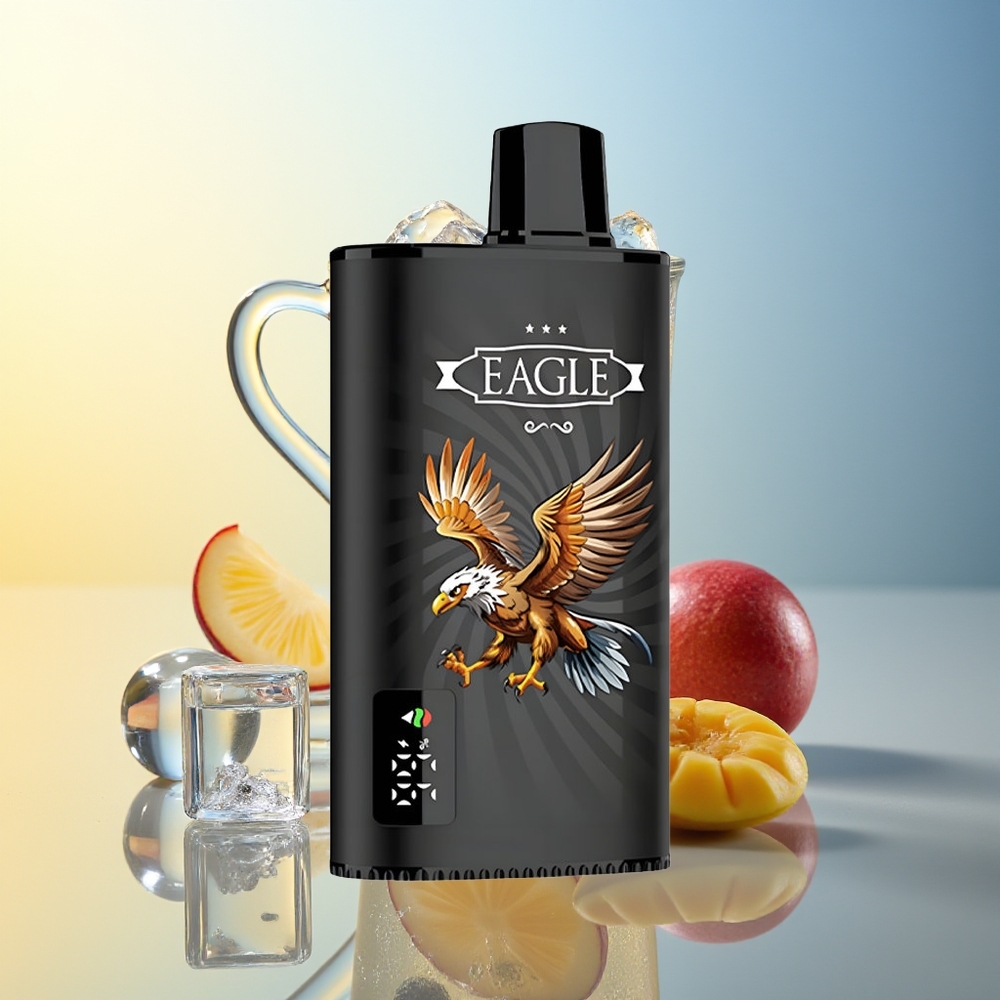 JNR EAGLE Smart 23000 Puff Schermo Digitale Bobina Mesh 1.0ohm Ribes Mango Ghiaccio Disposable Vape