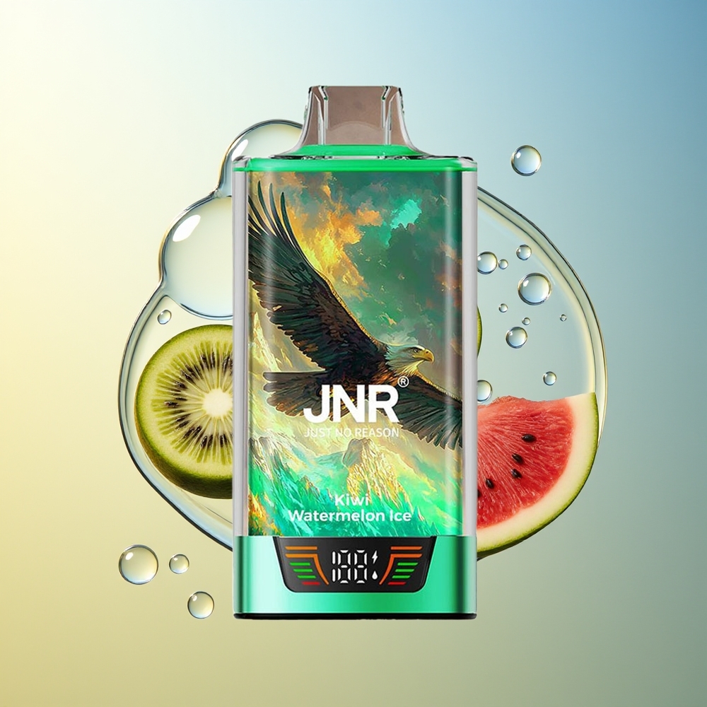 JNR Falcon Pro 28000 Disposabile Kiwi Anguria Ghiaccio 30ml USB Type-C