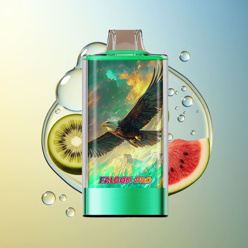 JNR Falcon Pro 28000 Disposabile Kiwi Anguria Ghiaccio 30ml USB Type-C