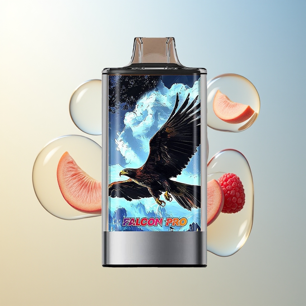 JNR Falcon Pro 28000 Dispositivo MTL Pesca Bianca Razz USB Type-C