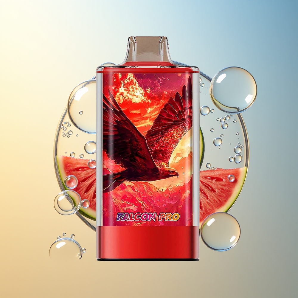 JNR Falcon Pro 28000 Fragola Anguria Ghiaccio Display Smart Ricarica USB Type-C