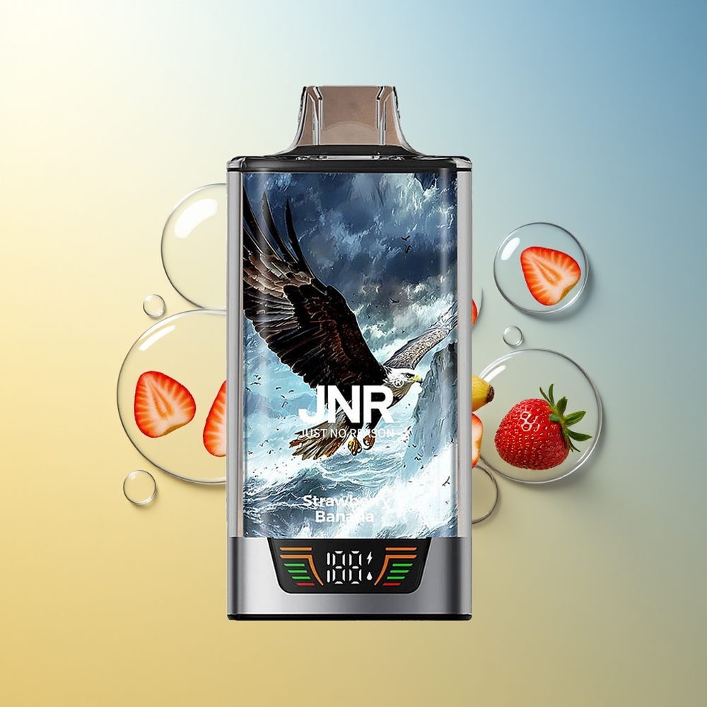 JNR Falcon Pro 28000 Fragola Banana 30ml Smart Display