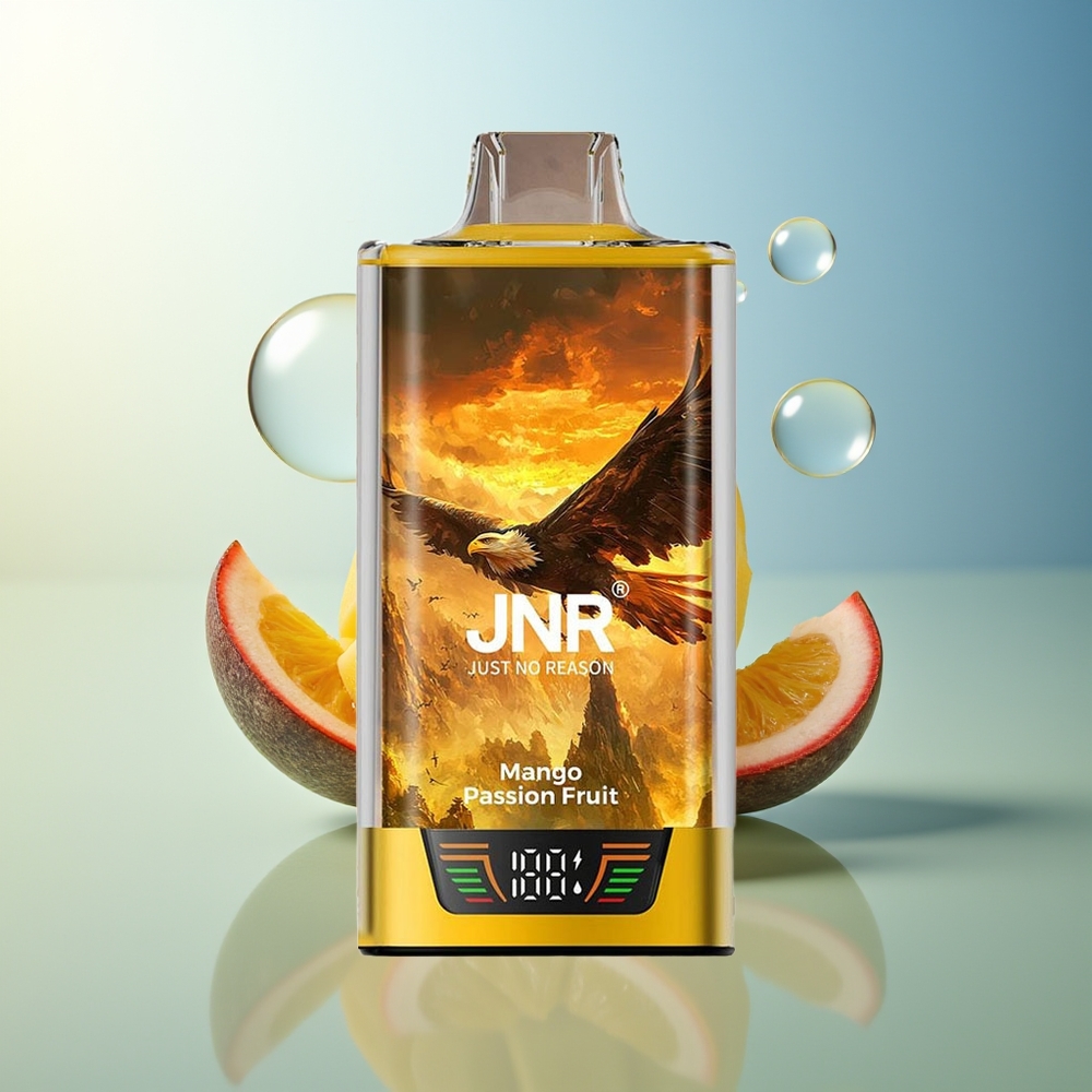 JNR Falcon Pro 28000 Mango Frutto della Passione Ricarica USB Type-C Display Intelligente