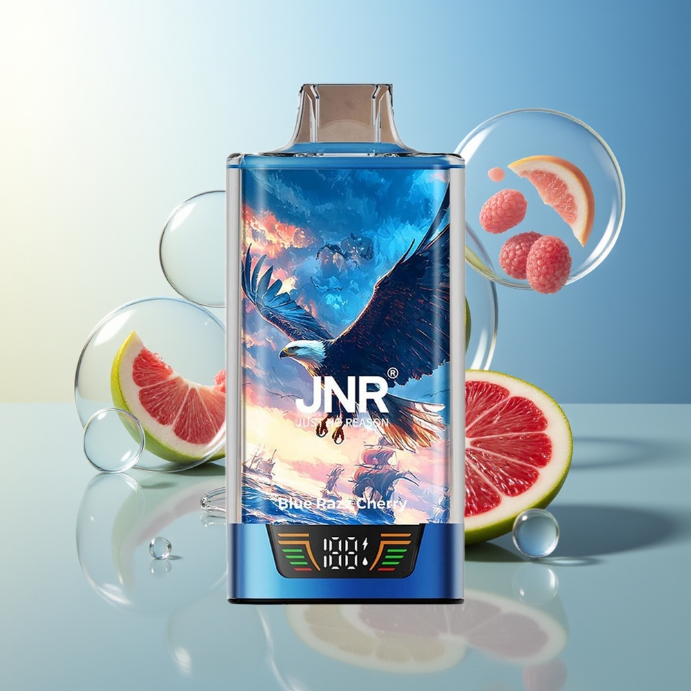 JNR Falcon Pro 28000 Mela Blu Ciliegia Dual Mesh Smart Display