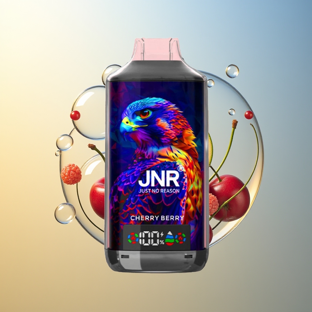 JNR Falcon X 18000 Puff Ciliegia Bacca Doppia Mesh Digitale