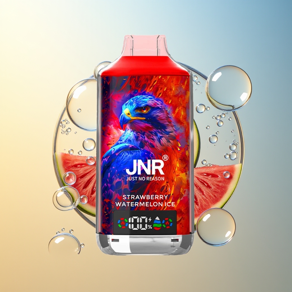 JNR Falcon X 18000 Puff Fragola Anguria Ghiaccio Dual Mesh Digitale