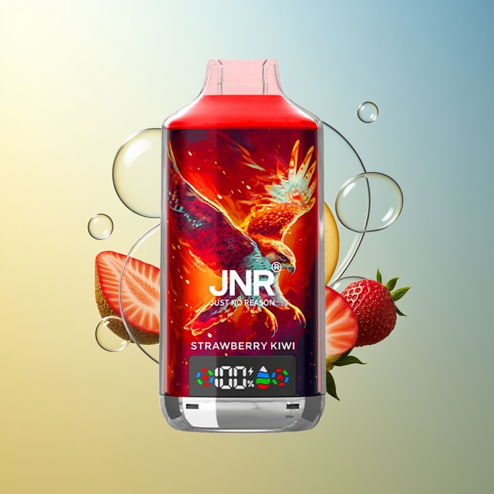 JNR Falcon X 18000 Puff Fragola Kiwi Doppia Bobina Digitale