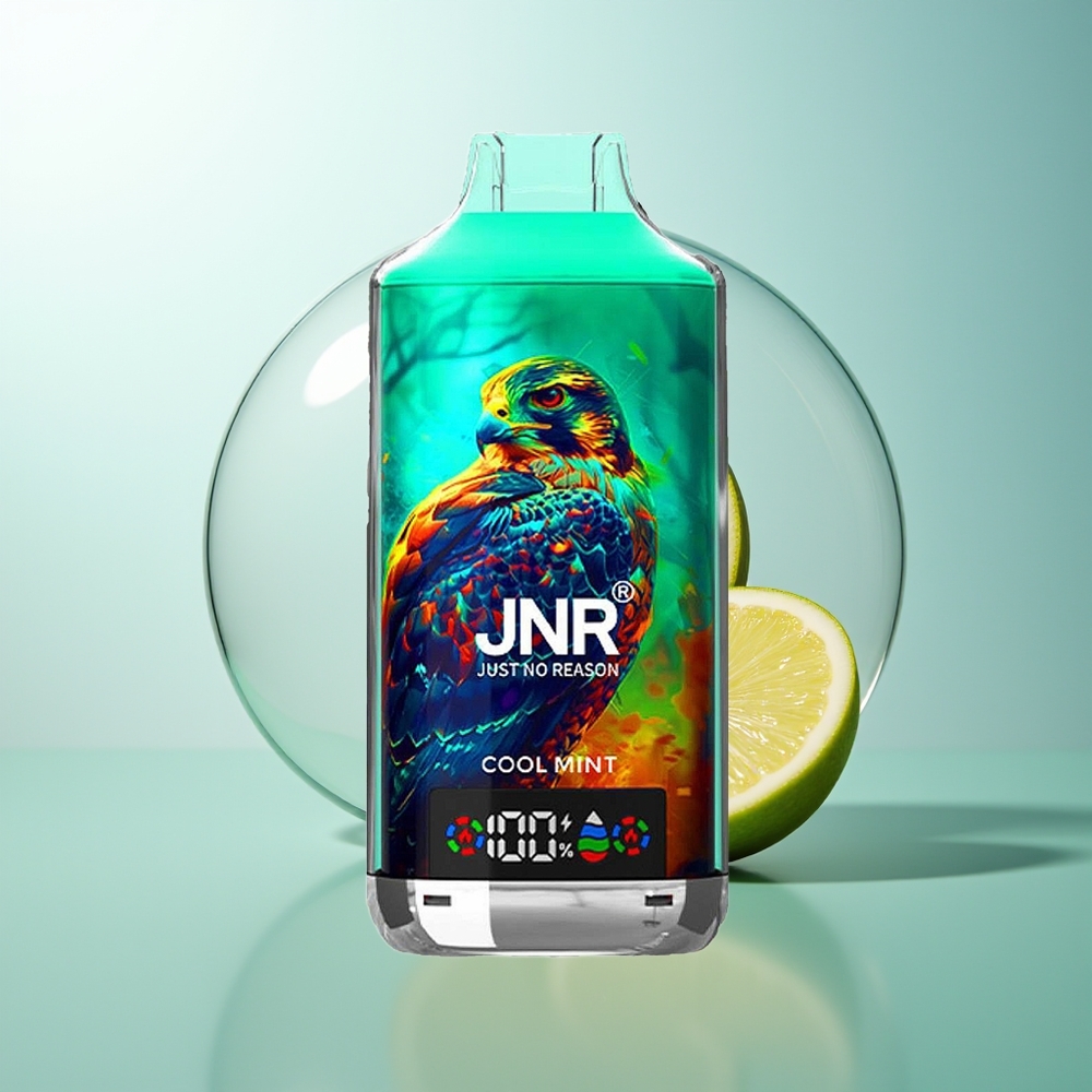 JNR Falcon X 18000 Puff Menta Fresca Doppio Nucleo Mesh Digitale